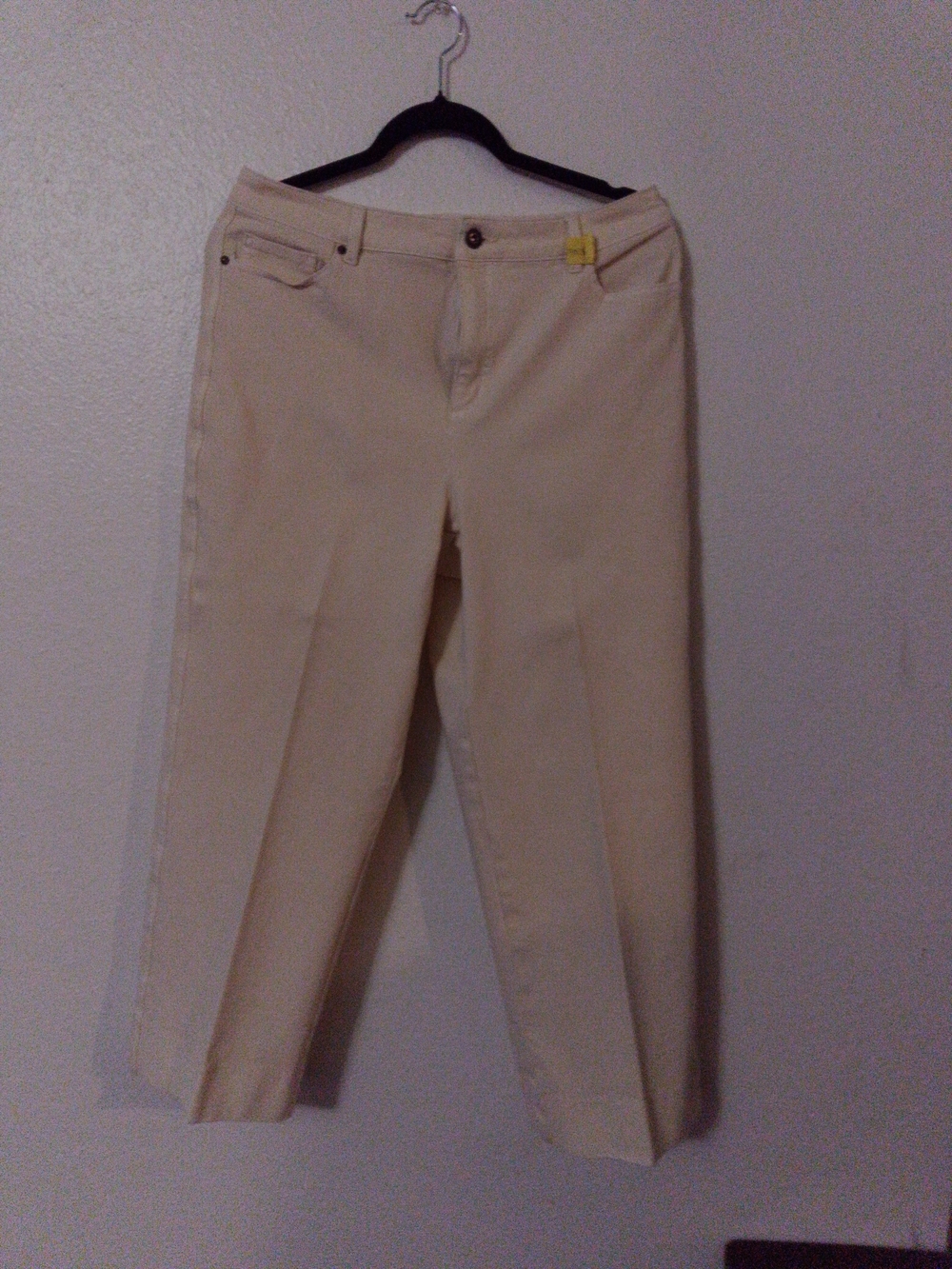 John Mark Cream Straight-Leg Jeans